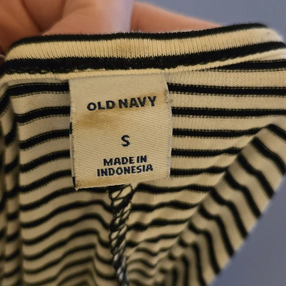 💥💥Striped Black and White Women's Dress - Picture 2 of 2